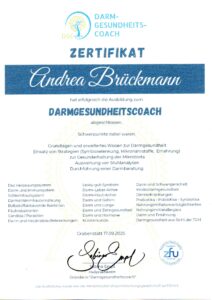 zertifikat andrea brueckmann